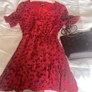 Express floral dress